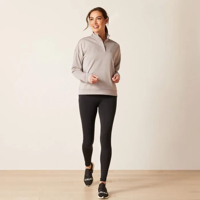 Women Sweatshirts and Hoodies Ariat Breathe 12 Zip Sweatshirt Zinc Women Sweatshirts and Hoodies Ariat Breathe 12 Zip Sweatshirt Zinc