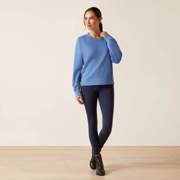 Women Sweatshirts and Hoodies Ariat Memento Sweatshirt Dutch Blue Women Sweatshirts and Hoodies Ariat Memento Sweatshirt Dutch Blue