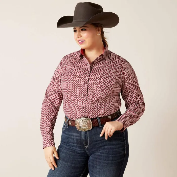 Women TShirts and Tops Ariat Kirby Stretch Shirt Raleigh Geo Women TShirts and Tops Ariat Kirby Stretch Shirt Raleigh Geo