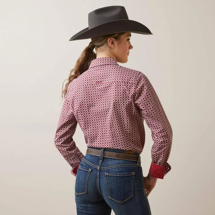 Women TShirts and Tops Ariat Kirby Stretch Shirt Raleigh Geo Women TShirts and Tops Ariat Kirby Stretch Shirt Raleigh Geo