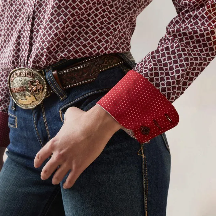 Women TShirts and Tops Ariat Kirby Stretch Shirt Raleigh Geo Women TShirts and Tops Ariat Kirby Stretch Shirt Raleigh Geo