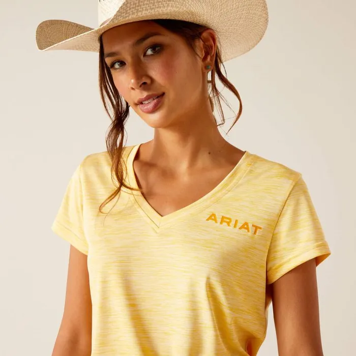 Women TShirts and Tops Ariat Laguna Logo Top Jojoba Women TShirts and Tops Ariat Laguna Logo Top Jojoba