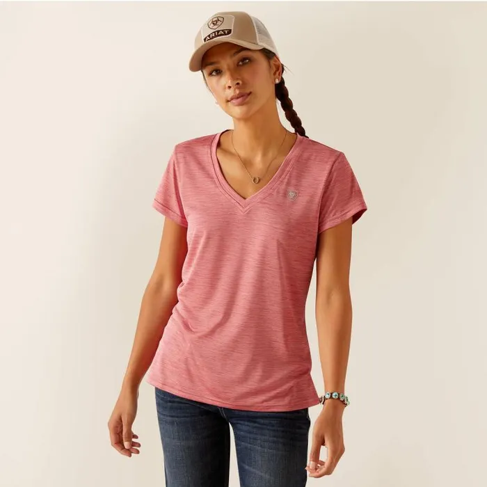 Women TShirts and Tops Ariat Laguna Top Slate Rose