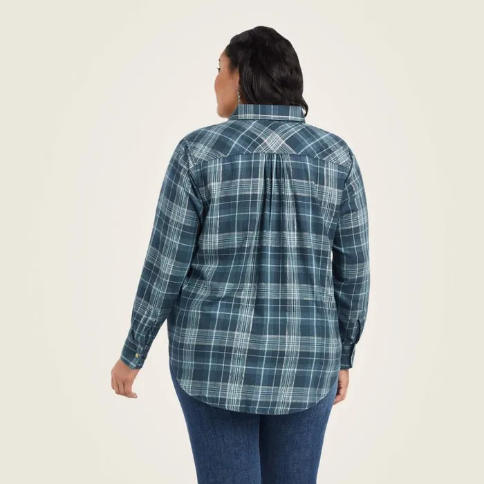 Women TShirts and Tops Ariat REAL Billie Jean Popover Shirt Lurex Plaid Women TShirts and Tops Ariat REAL Billie Jean Popover Shirt Lurex Plaid