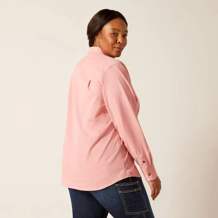 Women TShirts and Tops Ariat Rebar Made Tough 360 AirFlow DuraStretch Work Shirt Mauveglow Women TShirts and Tops Ariat Rebar Made Tough 360 AirFlow DuraStretch Work Shirt Mauveglow