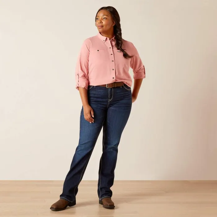 Women TShirts and Tops Ariat Rebar Made Tough 360 AirFlow DuraStretch Work Shirt Mauveglow Women TShirts and Tops Ariat Rebar Made Tough 360 AirFlow DuraStretch Work Shirt Mauveglow