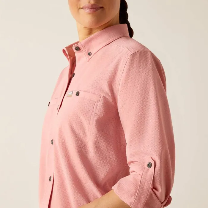 Women TShirts and Tops Ariat Rebar Made Tough 360 AirFlow DuraStretch Work Shirt Mauveglow Women TShirts and Tops Ariat Rebar Made Tough 360 AirFlow DuraStretch Work Shirt Mauveglow