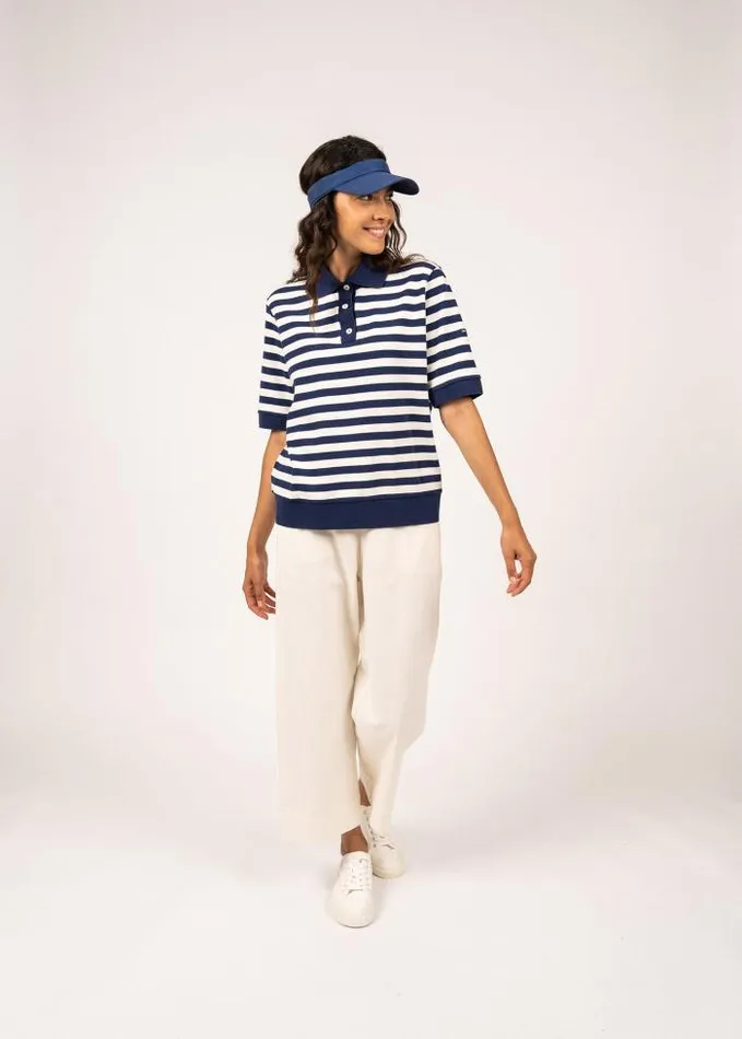 Women TShirts and Tops Saint James CAROLA Indigo Ivory