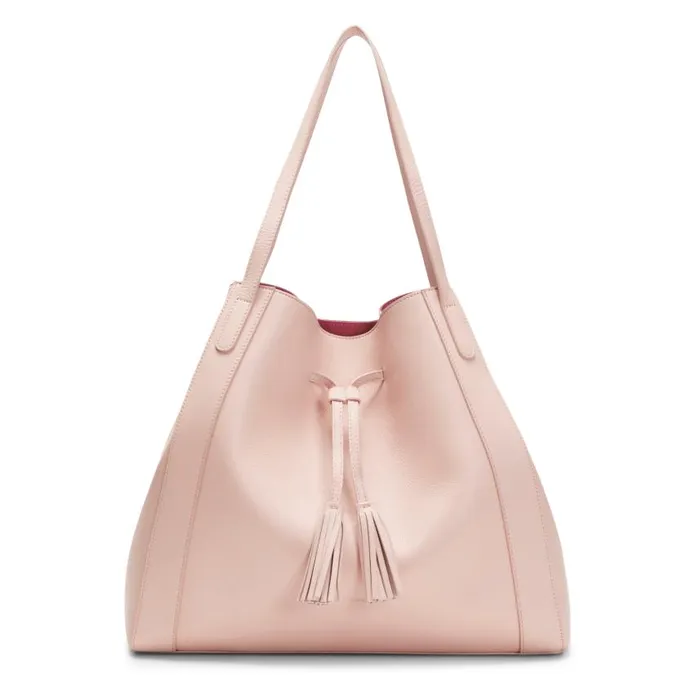Women Tassel Shoulder Bag Powder Pink Fratelli Rossetti Bags
