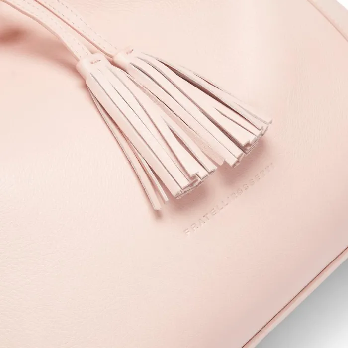 Women Tassel Shoulder Bag Powder Pink Fratelli Rossetti Bags Women Tassel Shoulder Bag Powder Pink Fratelli Rossetti Bags