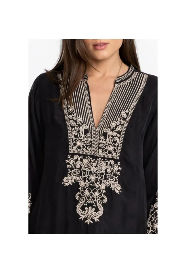 Women Tempest Blouse Black Johnny Was Tops