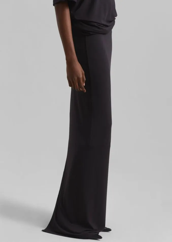 Women The Frankie Shop Ella Maxi Skirt 8211 Dark Plum Dark Plum