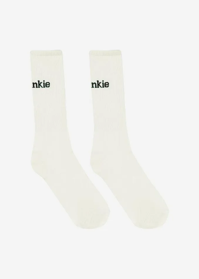 Women The Frankie Shop Frankie In English Ribbed Socks 8211 Vanilla Vanilla