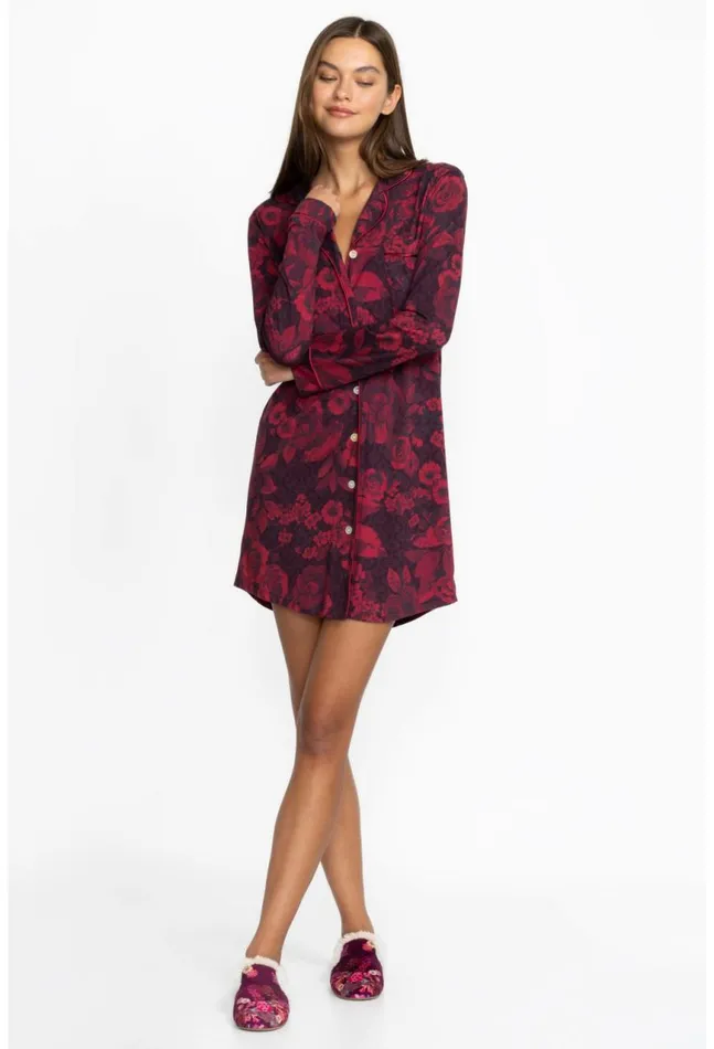 Women The Neena Long Sleeve Shirt Carrie Johnny Was Sleepwear