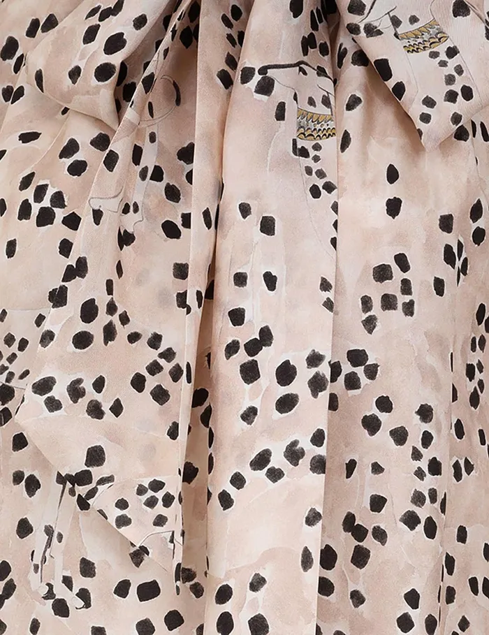 Women Tops Zimmermann Illustration Billow Blouse Dalmatian Dot