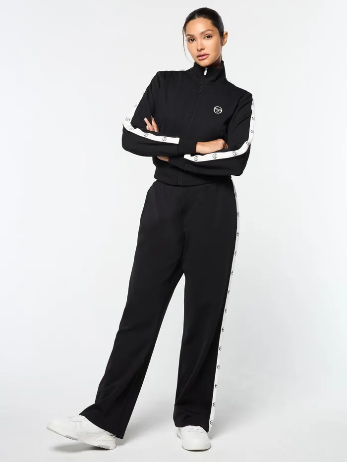Women Tracksuits Sergio Tacchini Ardea Cropped Track Jacket Black Beauty