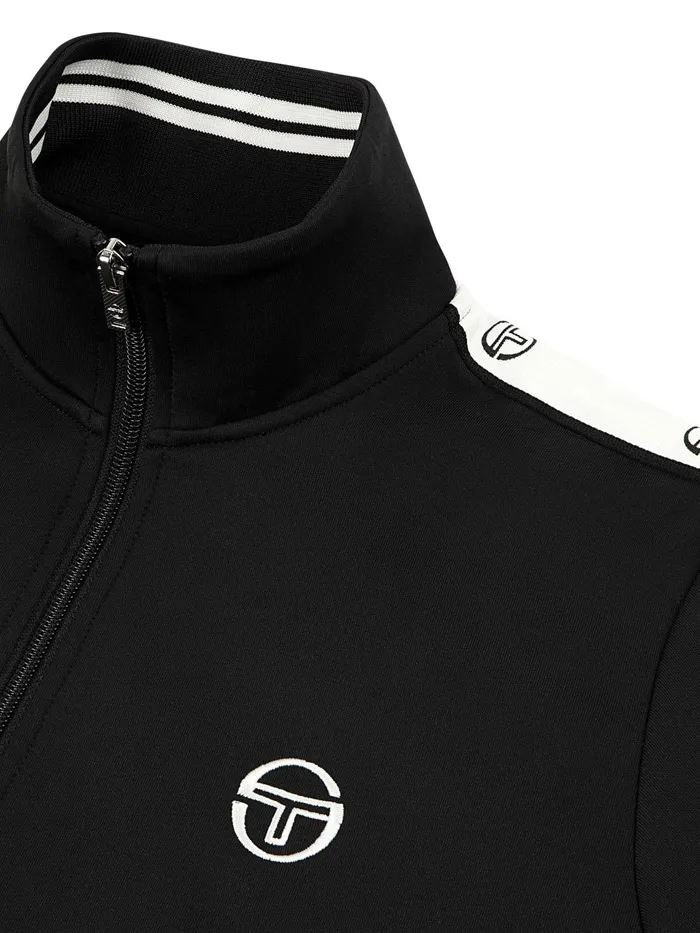 Women Tracksuits Sergio Tacchini Ardea Cropped Track Jacket Black Beauty