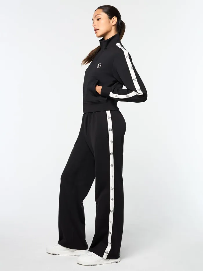 Women Tracksuits Sergio Tacchini Ardea Cropped Track Jacket Black Beauty
