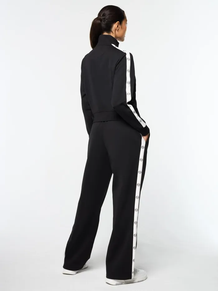 Women Tracksuits Sergio Tacchini Ardea Cropped Track Jacket Black Beauty
