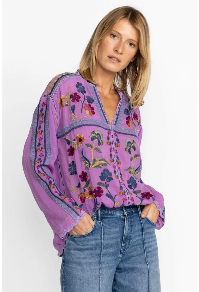 Women Vanessa Blouse Pansy Johnny Was Tops