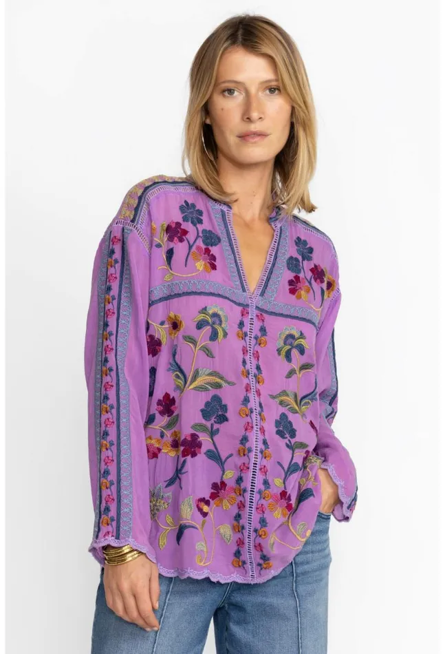 Women Vanessa Blouse Pansy Johnny Was Tops