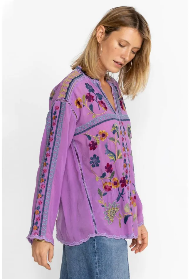 Women Vanessa Blouse Pansy Johnny Was Tops