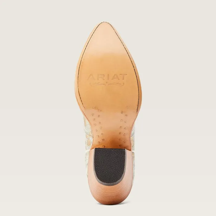 Women Western Boots Ariat Bandida Western Boot White Metallic Hair On Women Western Boots Ariat Bandida Western Boot White Metallic Hair On