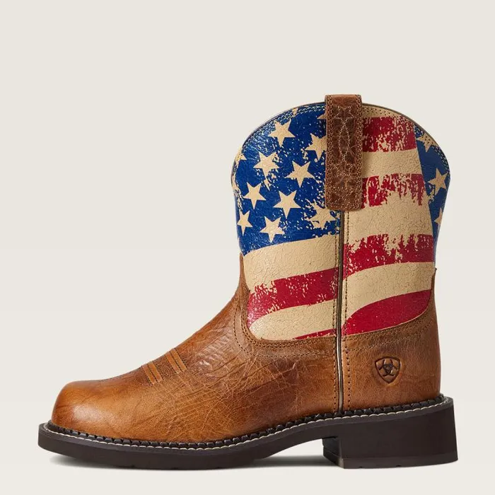 Women Western Boots Ariat Fatbaby Heritage Patriot Western Boot Crackled Tumeric Women Western Boots Ariat Fatbaby Heritage Patriot Western Boot Crackled Tumeric