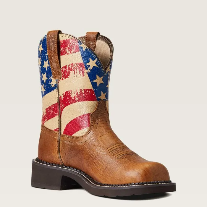 Women Western Boots Ariat Fatbaby Heritage Patriot Western Boot Crackled Tumeric Women Western Boots Ariat Fatbaby Heritage Patriot Western Boot Crackled Tumeric