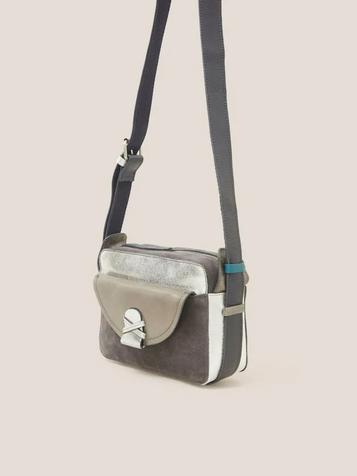 Women White Stuff Bags And Purses Lola Leather Camera Bag Grey Multi Women White Stuff Bags And Purses Lola Leather Camera Bag Grey Multi