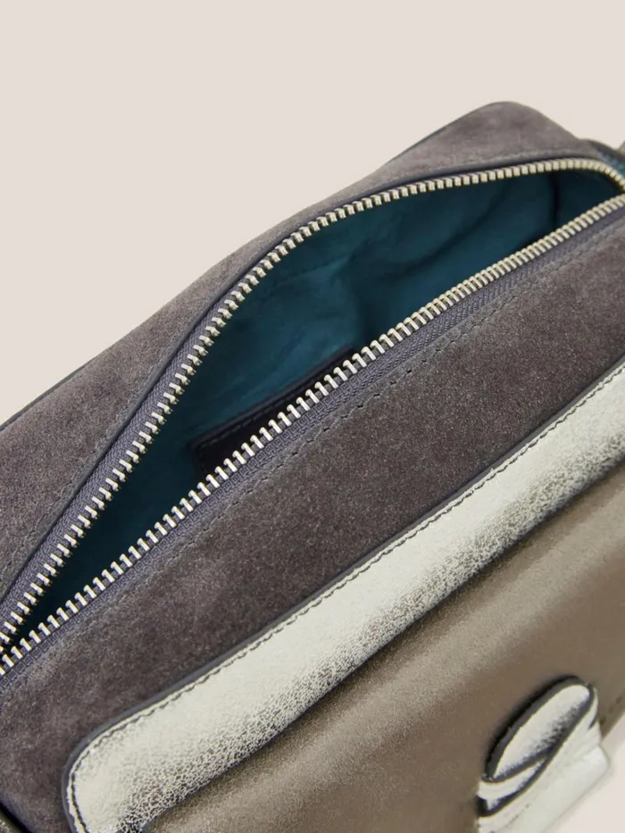 Women White Stuff Bags And Purses Lola Leather Camera Bag Grey Multi Women White Stuff Bags And Purses Lola Leather Camera Bag Grey Multi