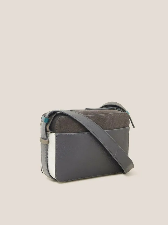 Women White Stuff Bags And Purses Lola Leather Camera Bag Grey Multi Women White Stuff Bags And Purses Lola Leather Camera Bag Grey Multi