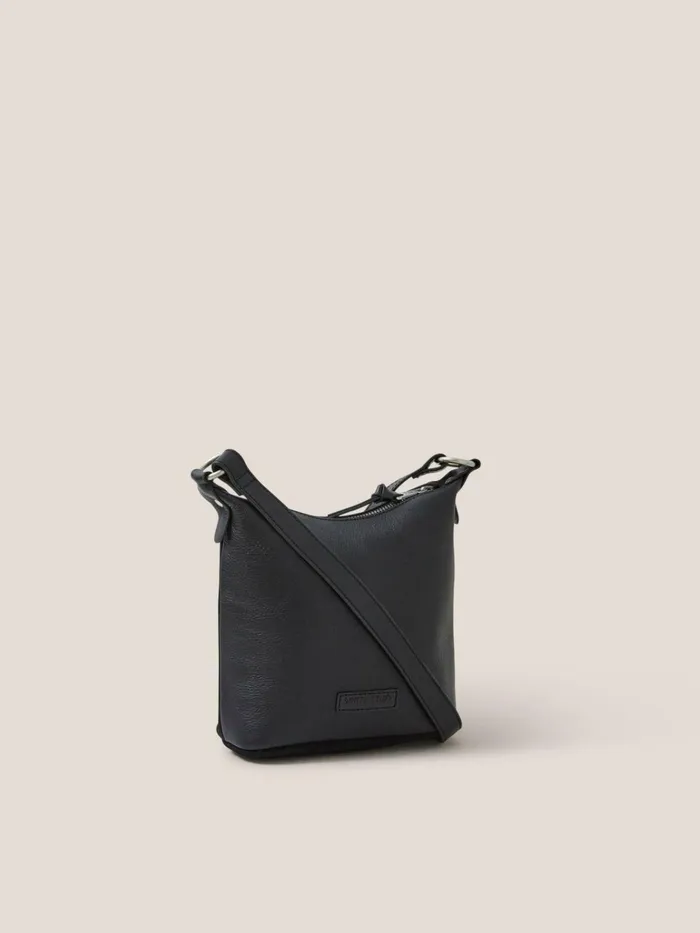 Women White Stuff Bags And Purses Mini Fleur Leather Crossbody Pure Black Women White Stuff Bags And Purses Mini Fleur Leather Crossbody Pure Black