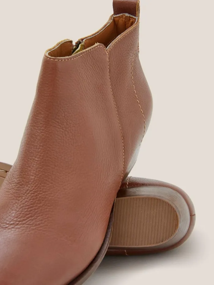 Women White Stuff BOOTS 15 OFF Leather Willow Ankle Boot Dark Tan Women White Stuff BOOTS 15 OFF Leather Willow Ankle Boot Dark Tan