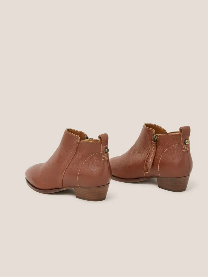 Women White Stuff BOOTS 15 OFF Leather Willow Ankle Boot Dark Tan Women White Stuff BOOTS 15 OFF Leather Willow Ankle Boot Dark Tan