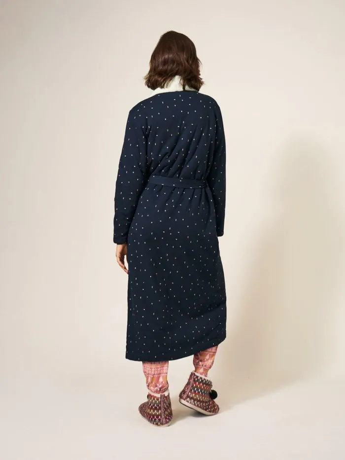 Women White Stuff Pyjamas And Nightwear AVA LINED DRESSING GOWN Navy Multi Women White Stuff Pyjamas And Nightwear AVA LINED DRESSING GOWN Navy Multi