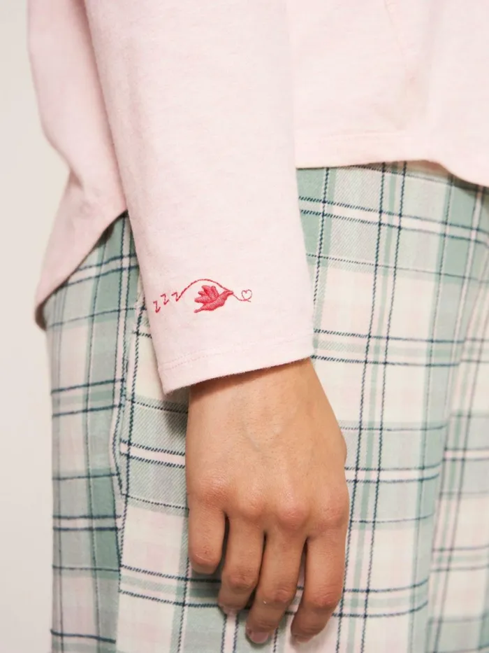 Women White Stuff Pyjamas And Nightwear Eva Jersey PJ Top Light Pink Women White Stuff Pyjamas And Nightwear Eva Jersey PJ Top Light Pink