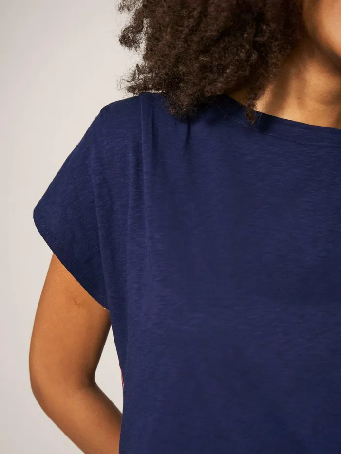 Women White Stuff Tops And Tshirts Sia Modern Tee Dark Navy Women White Stuff Tops And Tshirts Sia Modern Tee Dark Navy
