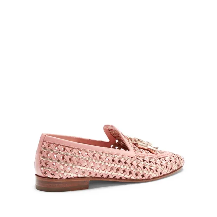 Women Woven Leather Brera Loafer Pink Fratelli Rossetti Loafers Women Woven Leather Brera Loafer Pink Fratelli Rossetti Loafers