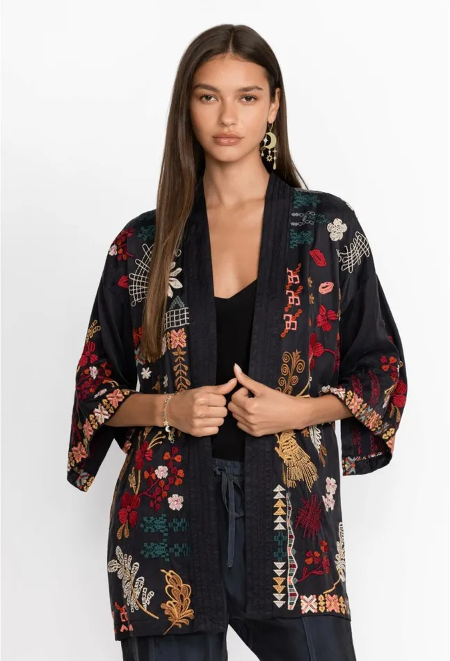 Women Zuzu Kimono Black Johnny Was Kimonos