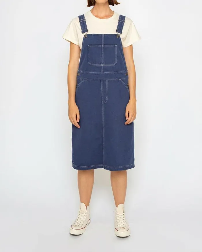 Womens Deus Ex Machina Dresses Overall Dress 8211 Indigo Indigo