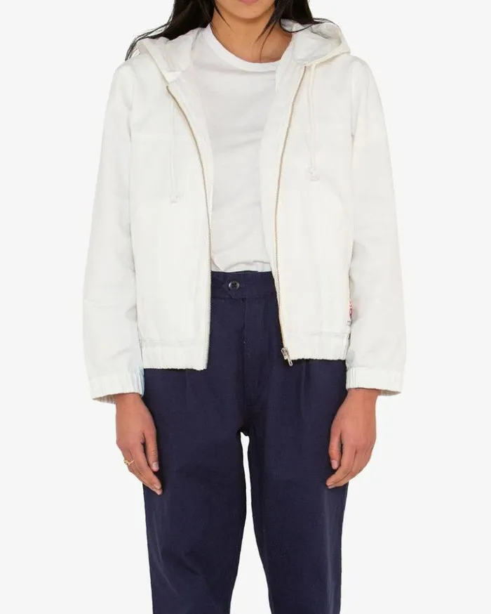 Womens Deus Ex Machina Jackets Charli Jacket 8211 Bleached White Bleached White Womens Deus Ex Machina Jackets Charli Jacket 8211 Bleached White Bleached White