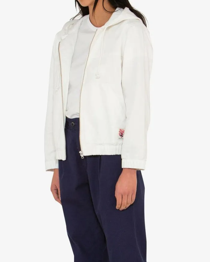 Womens Deus Ex Machina Jackets Charli Jacket 8211 Bleached White Bleached White Womens Deus Ex Machina Jackets Charli Jacket 8211 Bleached White Bleached White