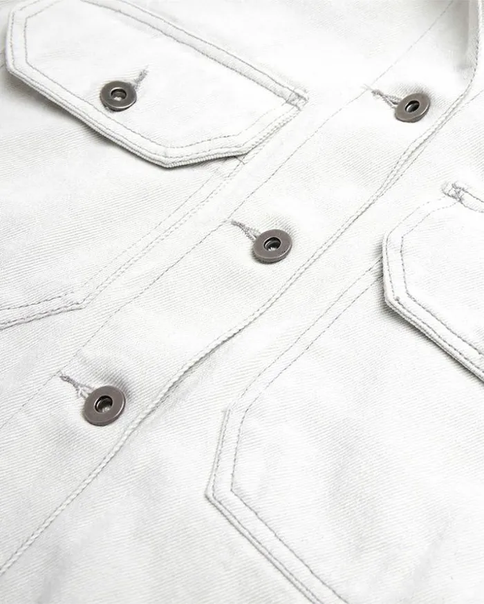 Womens Deus Ex Machina Jackets Coby Denim Jacket 8211 Bleached White Bleached White Womens Deus Ex Machina Jackets Coby Denim Jacket 8211 Bleached White Bleached White