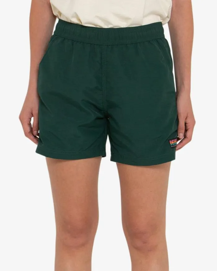 Womens Deus Ex Machina Shorts Nour Short 8211 Trek Green Trek Green