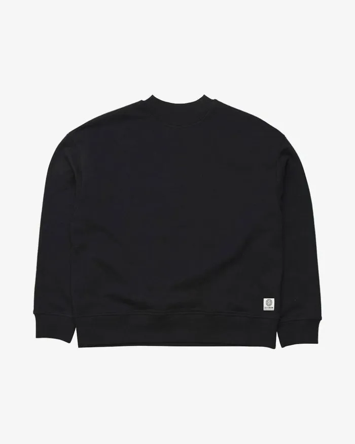 Womens Deus Ex Machina Sweaters Military Crew 8211 Black Black Womens Deus Ex Machina Sweaters Military Crew 8211 Black Black