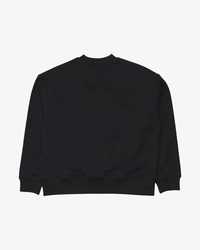 Womens Deus Ex Machina Sweaters Military Crew 8211 Black Black Womens Deus Ex Machina Sweaters Military Crew 8211 Black Black