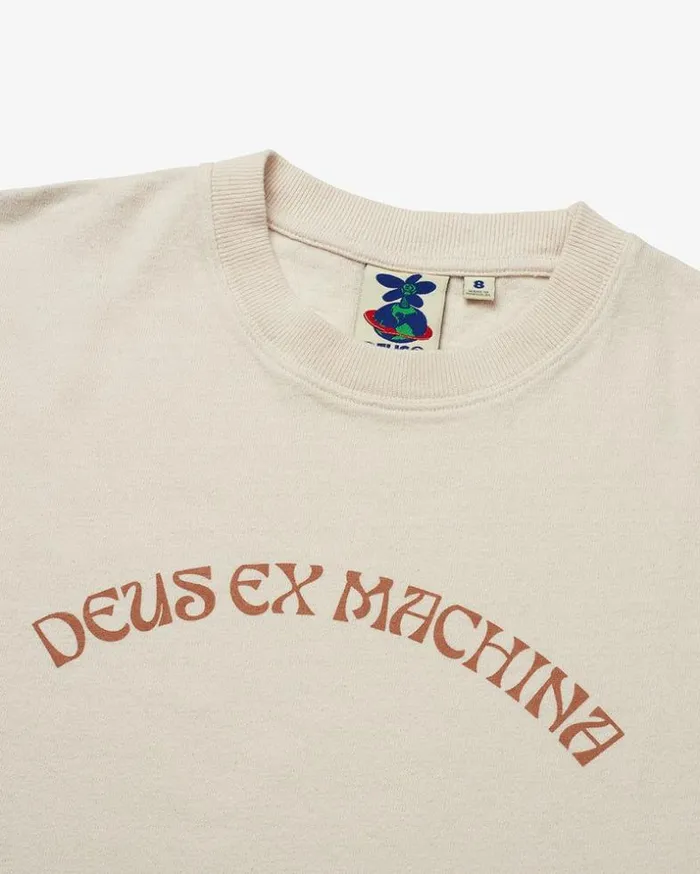 Womens Deus Ex Machina Tees Mandala Tee 8211 White Sand White Sand Womens Deus Ex Machina Tees Mandala Tee 8211 White Sand White Sand