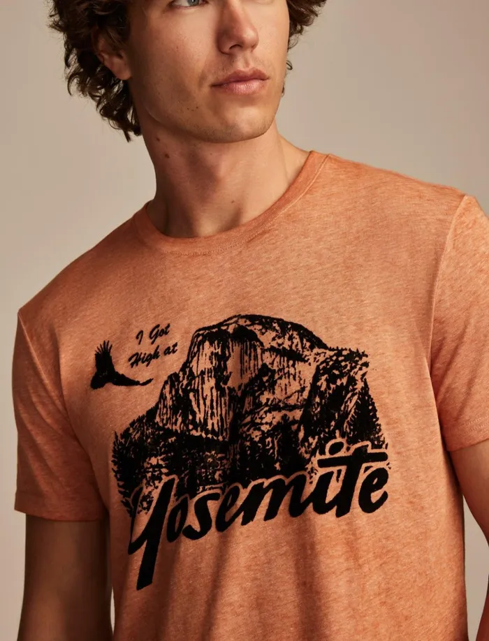 Yosemite Bombay Brown Men Lucky Brand Graphic Tees
