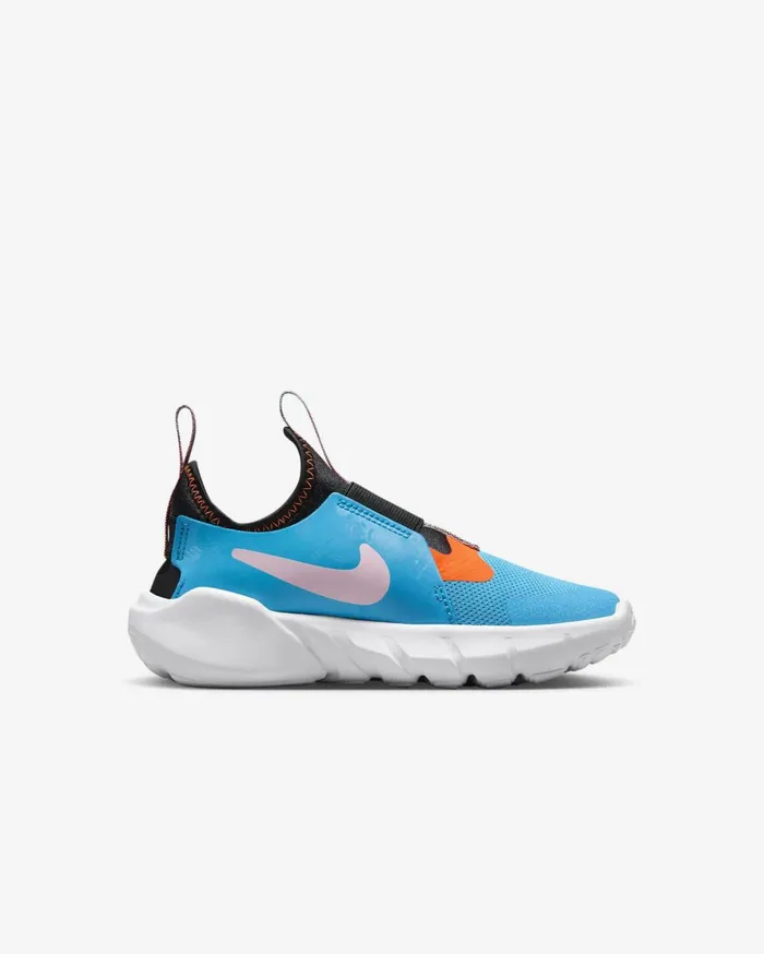 Younger Kids 3 8211 7 Years Kids Nike Flex Runner 2 Lil Blackwhitetotal Orange